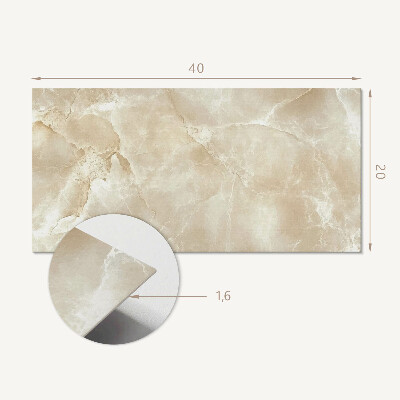 Vinyl wandpaneel Elegante marmeren structuur