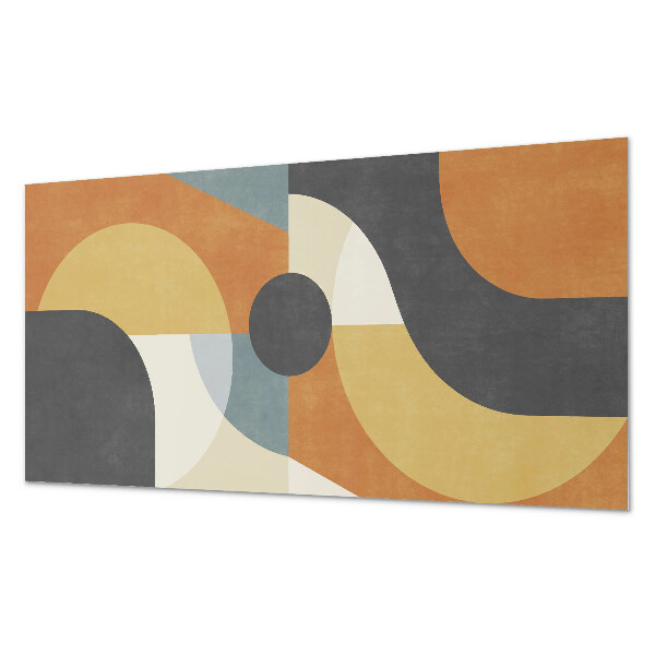 Vinyl wandbekleding Abstracte vormen en lijnen