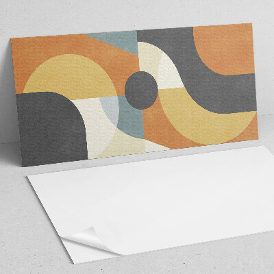 Vinyl wandbekleding Abstracte vormen en lijnen