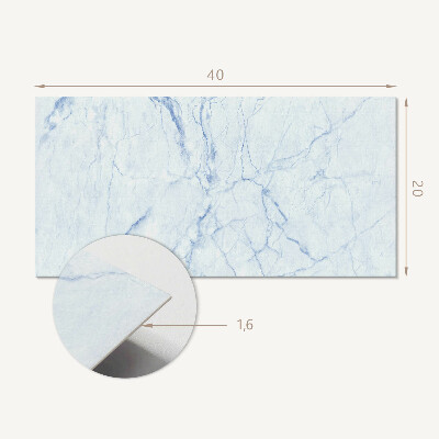 Vinyl wandpaneel Geaderd marmerpatroon