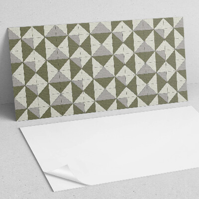 Vinyl wandpaneel Geometrisch driehoekspatroon