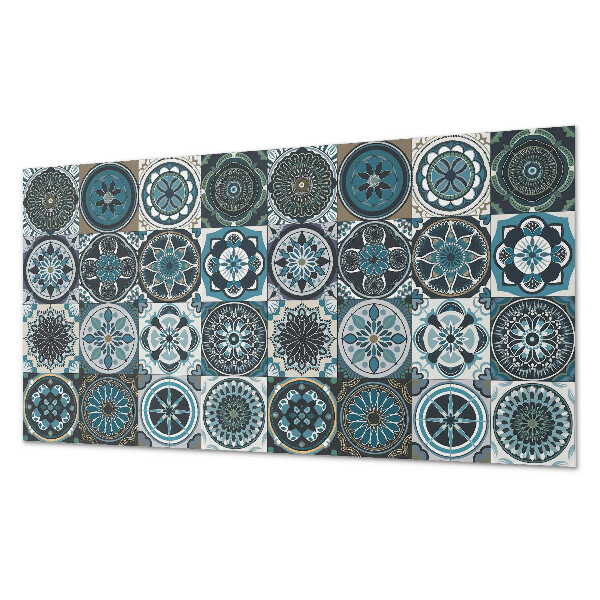 Vinyl wandbekleding Geruite mozaïekpatronen