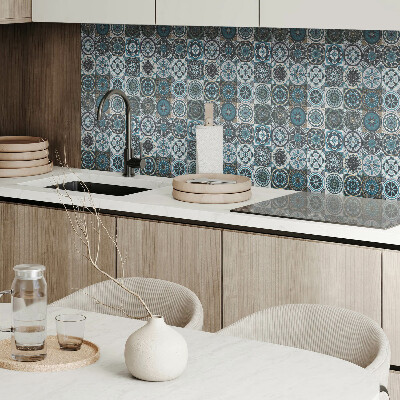 Vinyl wandbekleding Geruite mozaïekpatronen