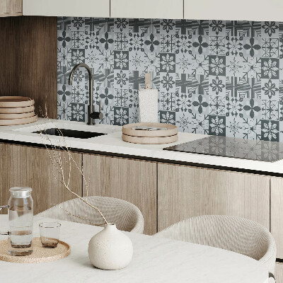 Vinyl wandbekleding Geometrische patronen in mozaïek