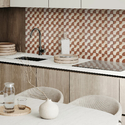 Vinyl wandpaneel Geometrisch gepatroneerde tegels