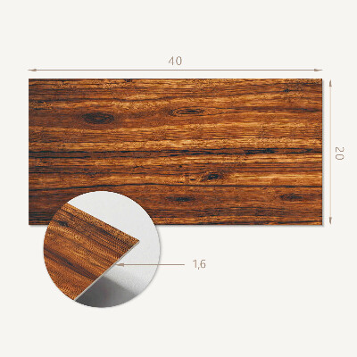 Vinyl wandbekleding Natuurlijk houtpatroon