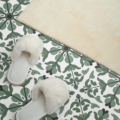 Vinyl wandbekleding Plantenpatroon met symmetrie