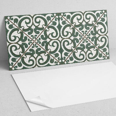 Vinyl wandbekleding Patroon met plantenmotieven