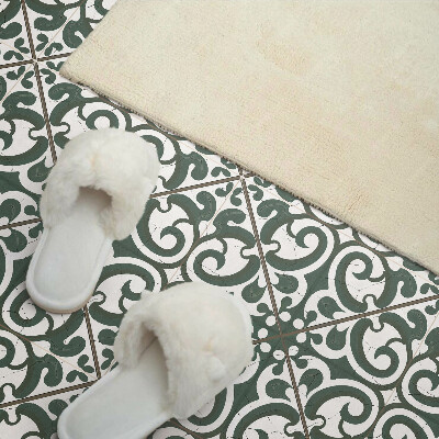 Vinyl wandbekleding Patroon met plantenmotieven