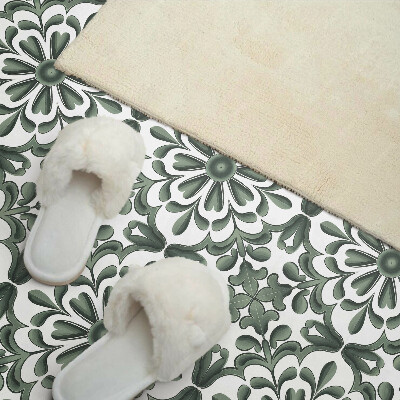 Vinyl wandpaneel Plantenmotief in een cirkel