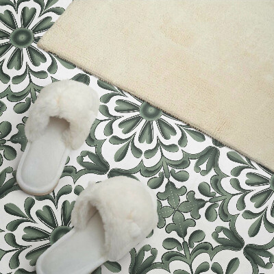 Vinyl wandpaneel Plantenmotief in een cirkel