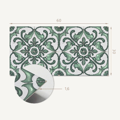 Pvc wandpaneel Patroon met elegante motieven