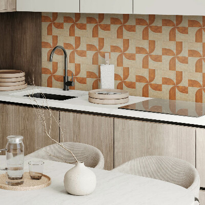 Vinyl wandbekleding Geometrie met bogen