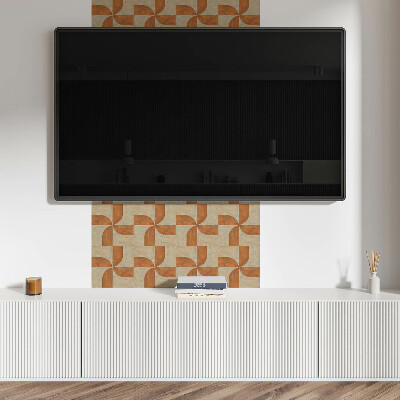 Vinyl wandbekleding Geometrie met bogen