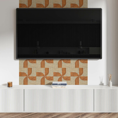 Vinyl wandbekleding Geometrie met bogen