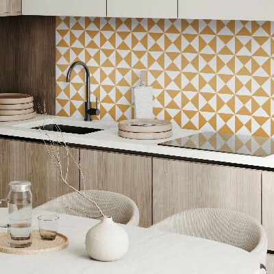Vinyl wandbekleding Geometrisch driehoekspatroon