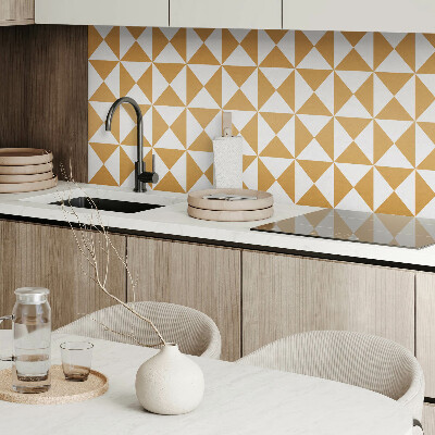 Vinyl wandbekleding Geometrisch driehoekspatroon
