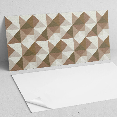 Vinyl wandpaneel Geometrie in driehoeken