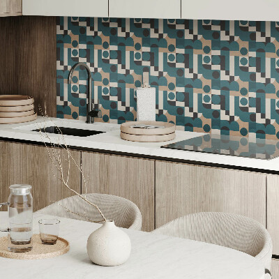 Vinyl wandbekleding Abstracte vormen en vormen