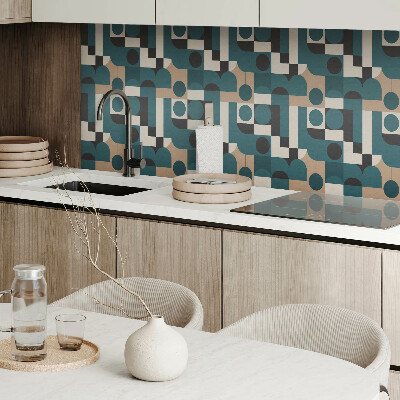 Vinyl wandbekleding Abstracte vormen en vormen