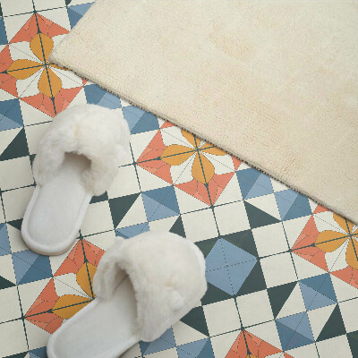 Vinyl wandbekleding Geometrisch bloemenpatroon