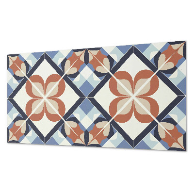 Vinyl wandpaneel Symmetrisch bloemenpatroon