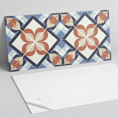 Vinyl wandpaneel Symmetrisch bloemenpatroon