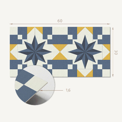 Pvc wandpaneel Geometrisch sterpatroon