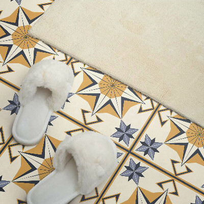 Vinyl wandpaneel Kompaspatroon met sterren