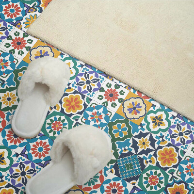 Vinyl wandbekleding Bloemen- en geometrische patronen