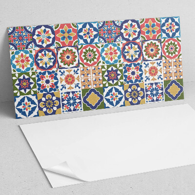 Vinyl wandpaneel Mozaïekpatronen in vierkanten