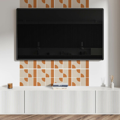 Pvc wandpaneel Abstracte geometrische vormen