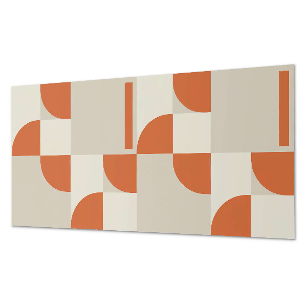 Vinyl wandbekleding Abstracte ordening van vormen