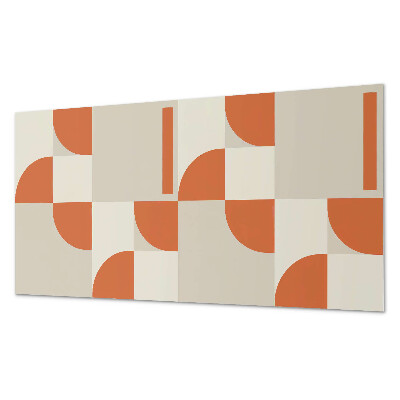 Vinyl wandbekleding Abstracte ordening van vormen