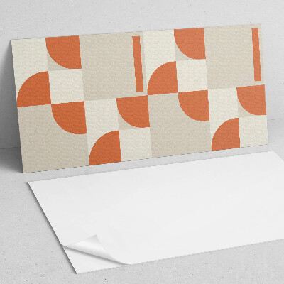 Vinyl wandbekleding Abstracte ordening van vormen