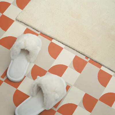 Vinyl wandbekleding Abstracte ordening van vormen