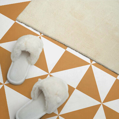 Pvc wandpaneel Geometrische driehoeken in vierkanten