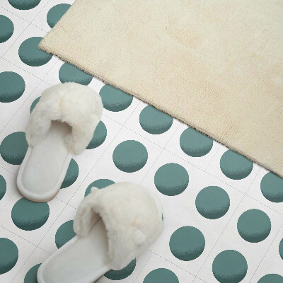 Vinyl wandbekleding Geometrische cirkels in een raster