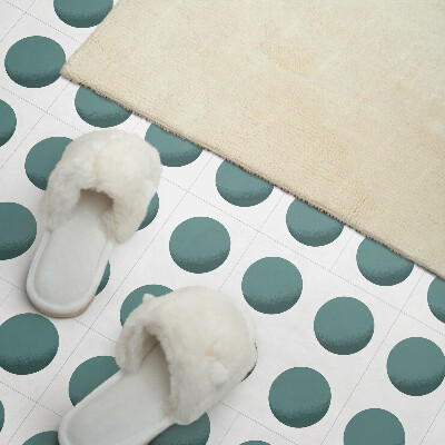 Vinyl wandbekleding Geometrische cirkels in een raster