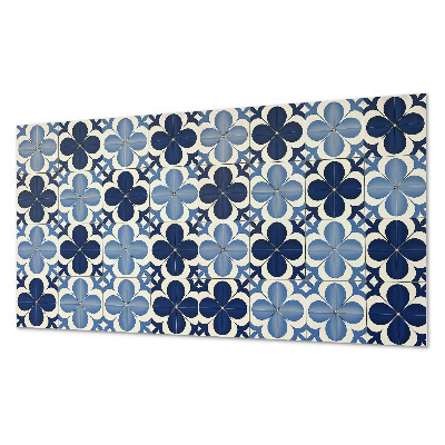 Vinyl wandbekleding Geometrisch bloemenpatroon