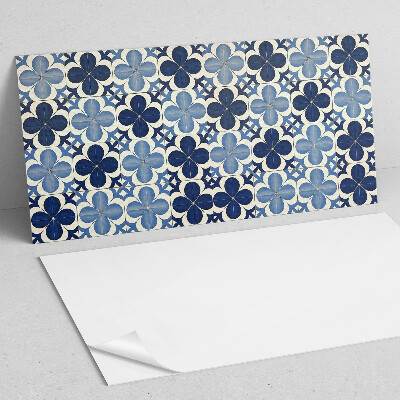 Vinyl wandbekleding Geometrisch bloemenpatroon