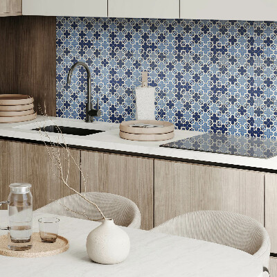 Vinyl wandbekleding Geometrisch bloemenpatroon