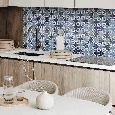 Vinyl wandbekleding Geometrisch bloemenpatroon