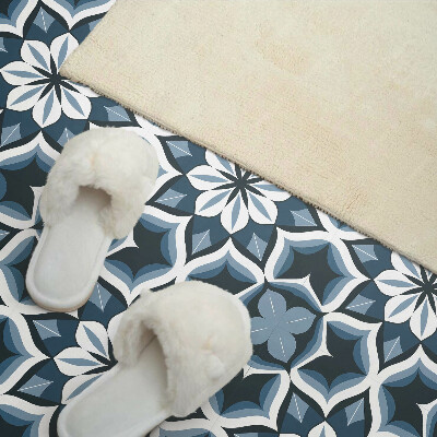 Vinyl wandpaneel Bloemmotief in symmetrie