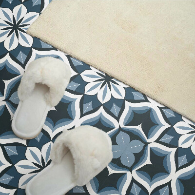 Vinyl wandpaneel Bloemmotief in symmetrie