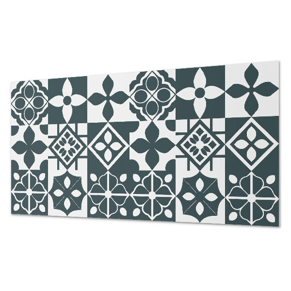 Vinyl wandbekleding Geometrische patronen in tegels