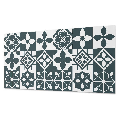 Vinyl wandbekleding Geometrische patronen in tegels