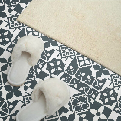 Vinyl wandbekleding Geometrische patronen in tegels