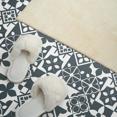 Vinyl wandbekleding Geometrische patronen in tegels