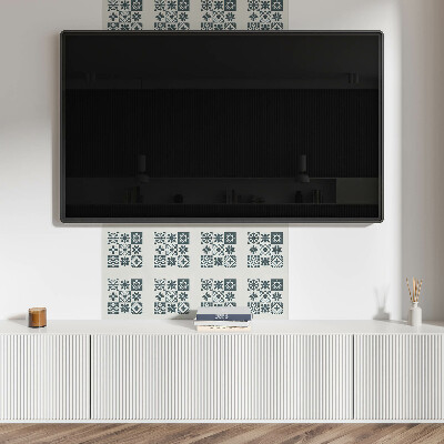 Vinyl wandbekleding Geometrische patronen in de lay-out